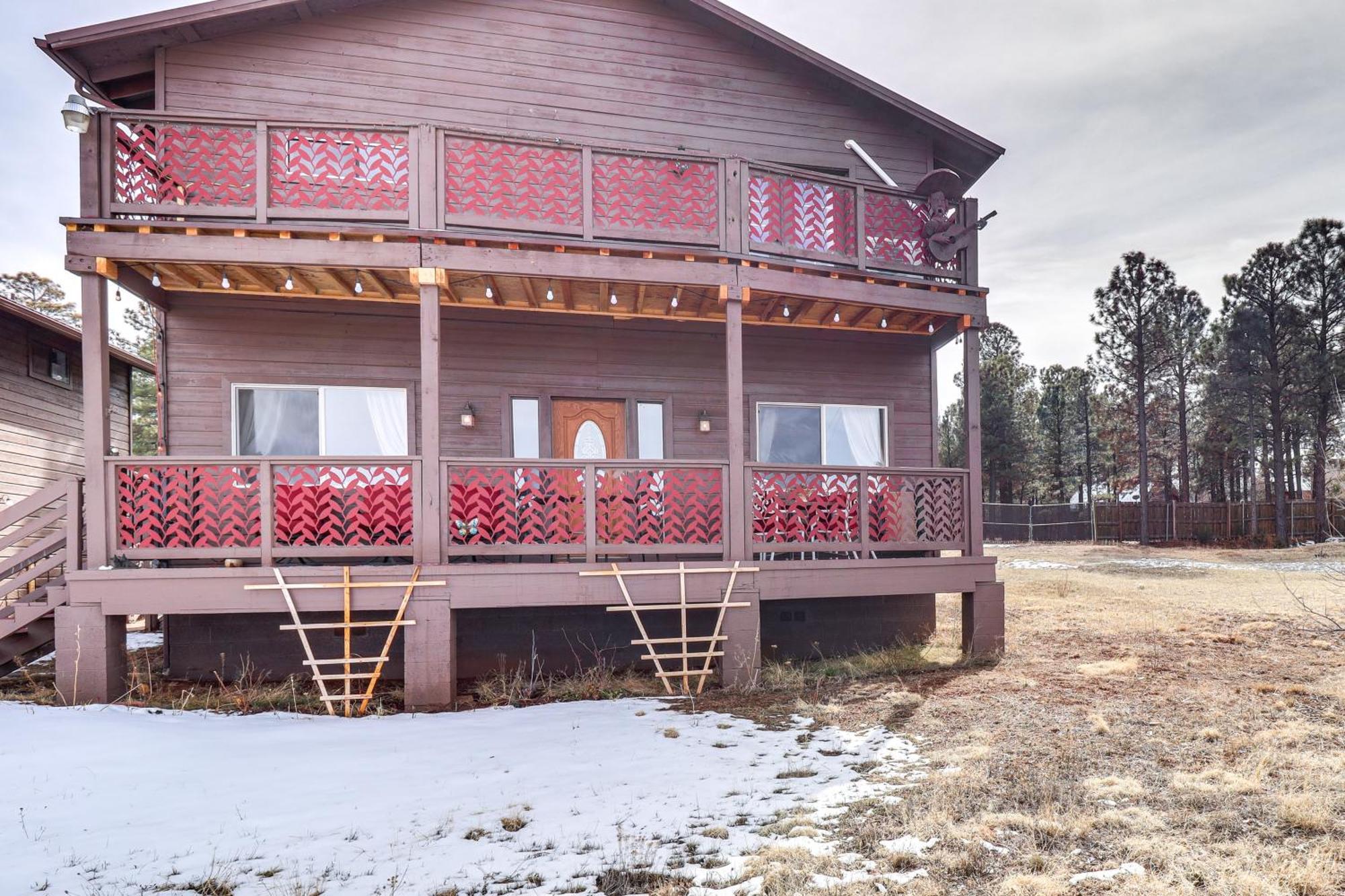 Peaceful Heber-Overgaard Cabin With Deck And Grill! Villa Exterior photo